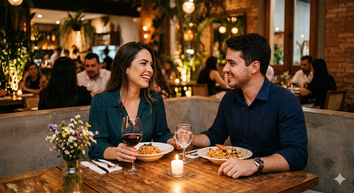 encontro com uma mulher