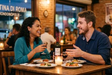 encontro com uma mulher