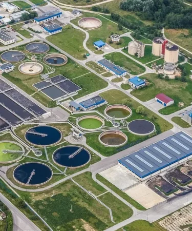 Efluente industrial na Serra
